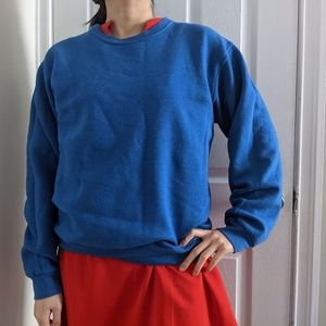 Fruit of the Loom electric blue sweatshirt